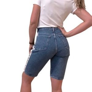 Vintage Benetton 90s Retro Mom Jean Shorts